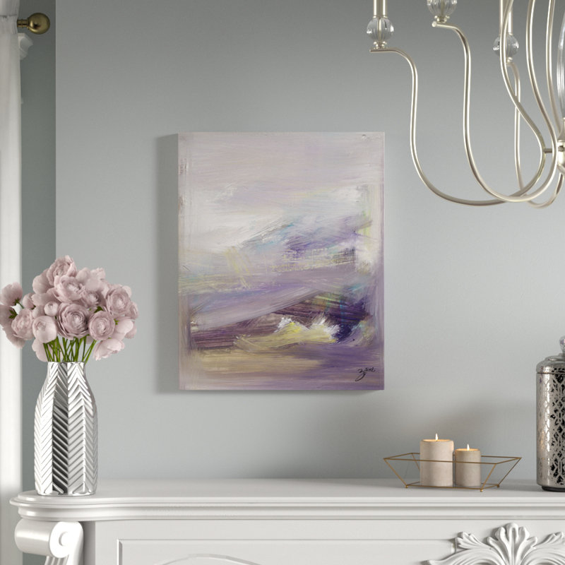 «Abstract XIII» par Zane - reproduction d'art sur toile tendue, H 20 po x l 16 po x P 1,5 po