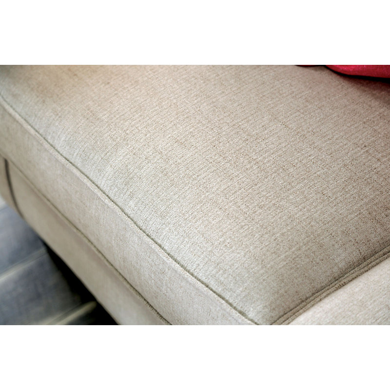 80.4" W Transitional Sofa, Ivory