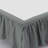 100% Linen Ruffled Bed Skirt，16 Inches Drop, Washed French Linen Dust Ruffle, OEKO-TEX STANDARD 100 Certified-89439665-89439671