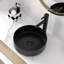 Ceramic Circular Vessel Bathroom Sink Art Sink-120693439