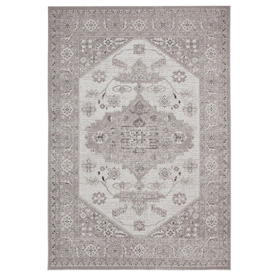 Byard Rectangle Floral Flokati Indoor / Outdoor