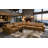 Blufftedale Top-Grain Leather Reclining Modular Sectional-1275202142