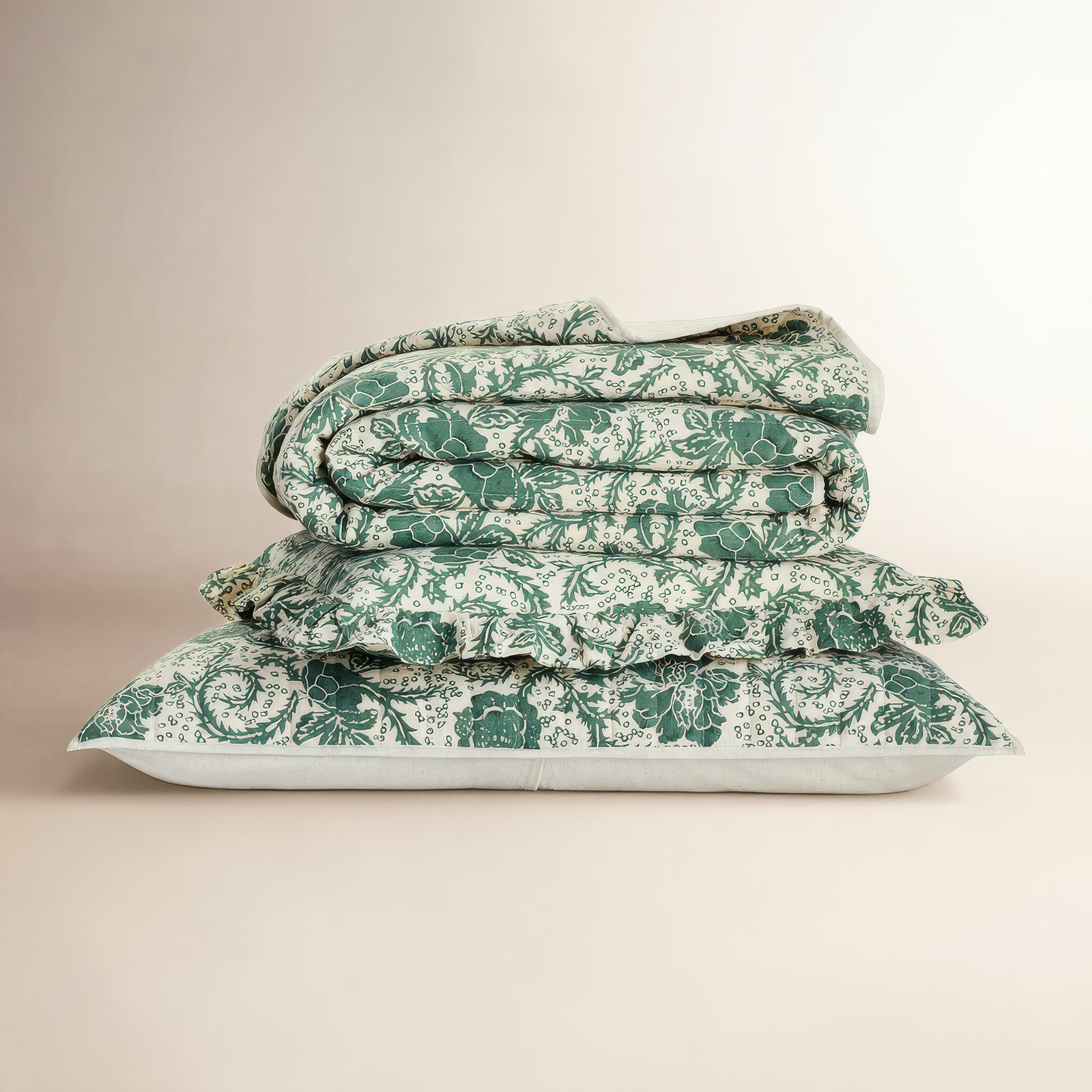 Cowlington Cotton Quilt Set, King Quilt