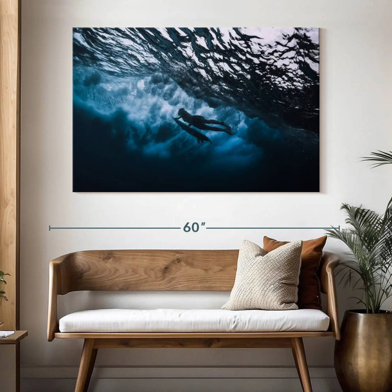 Senne Surfer Dive, 34" H x 51" W