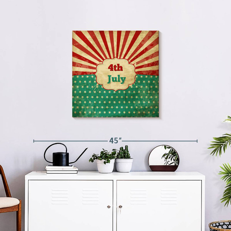 Lelend le 4 juillet, affiche rétro