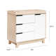 Hudson 3-Drawer Changer Dresser with Removeable Changing Tray