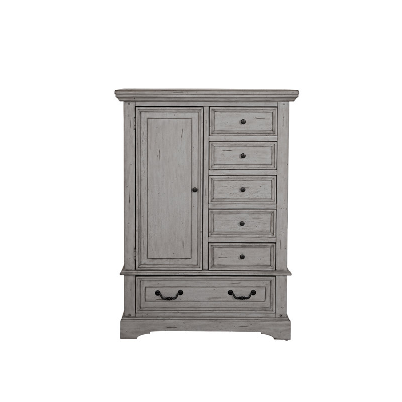 Elgin 44'' W 6 - Drawer Dresser, Gray