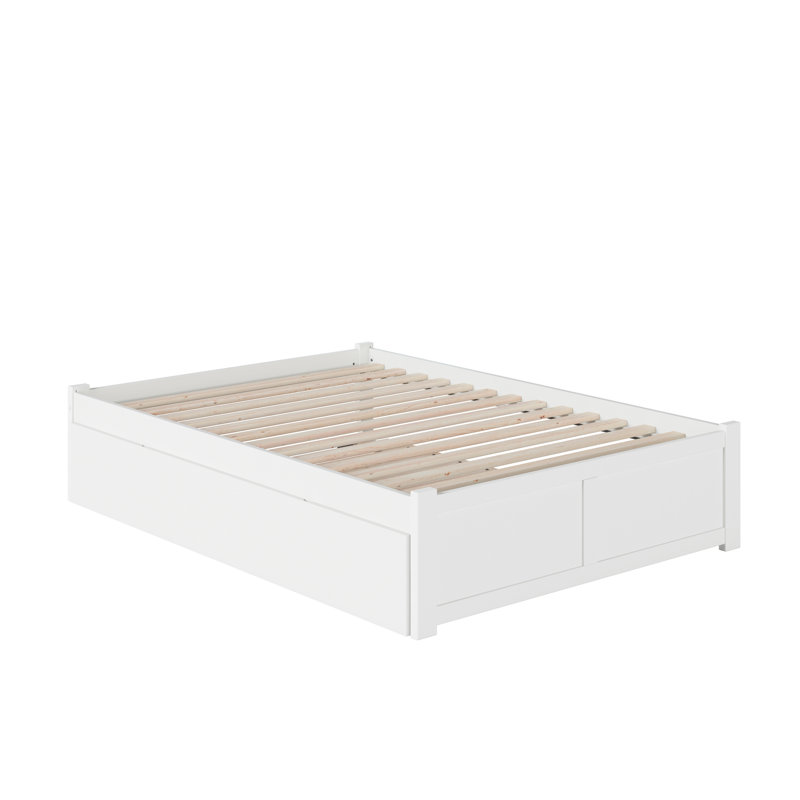 Avdain Kids Full with Trundle, Full, White