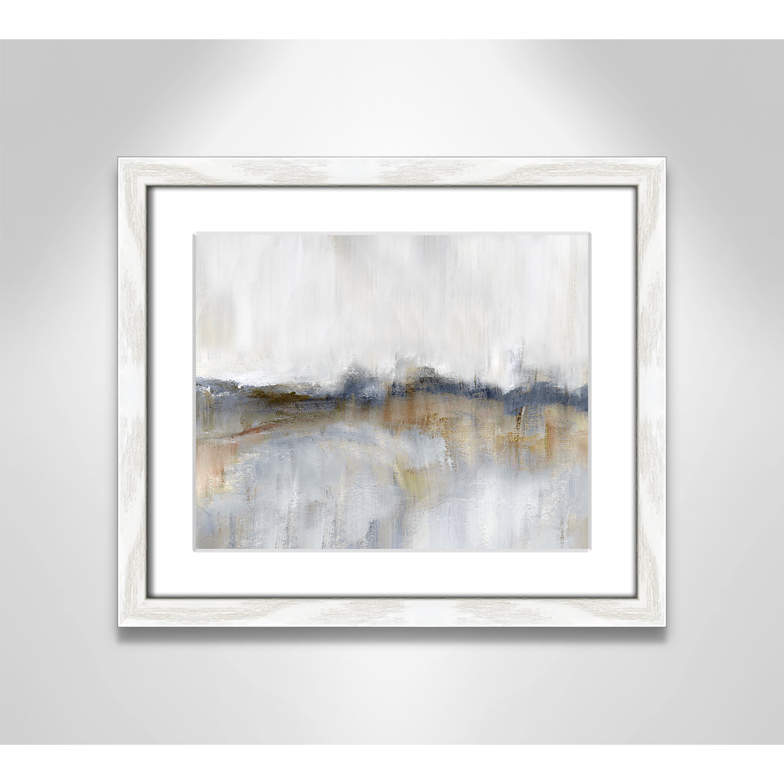 Casa Fine Arts Autumnal Tide Print, 13" H x 15" W x 0.75" D, White Framed