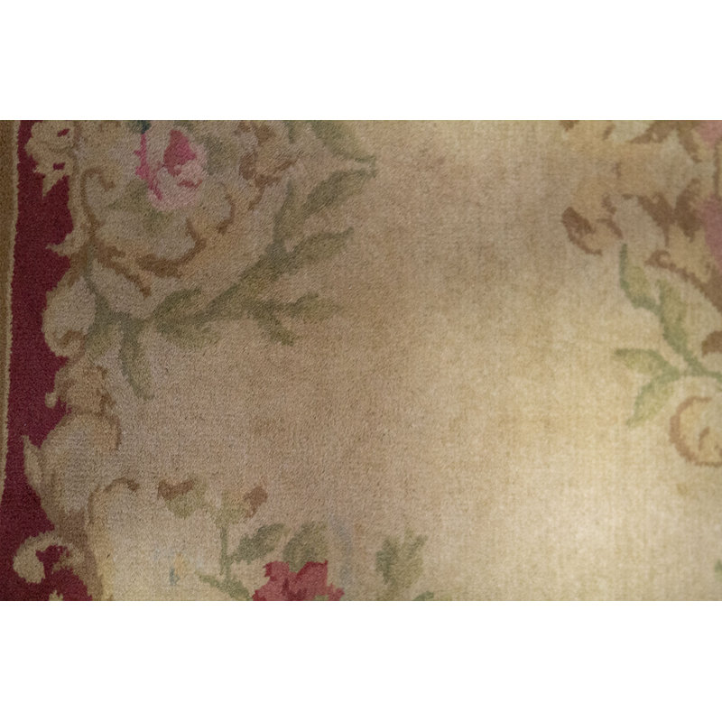 Hand-Knotted High-Quality Red Area Rug