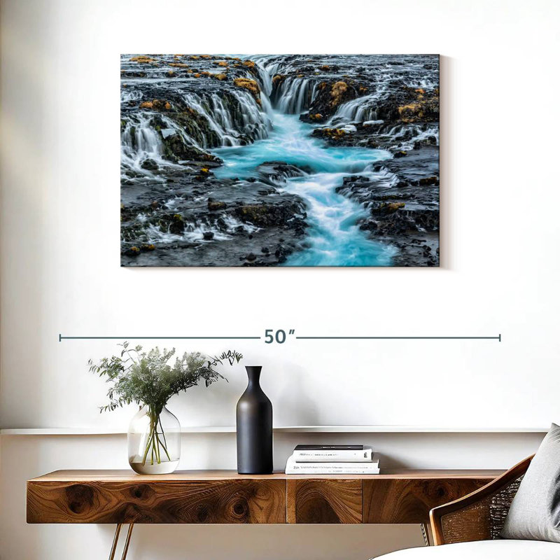 Cascade Alvord Bruarfoss en Islande II, H 24 po x l 36 po