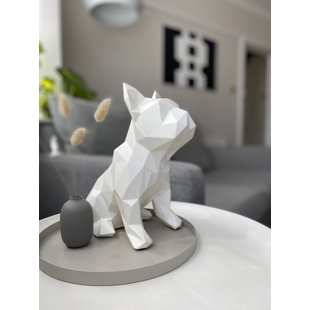 Französische Bulldogge Hund Statue Bulldogge Figur für Zuhause