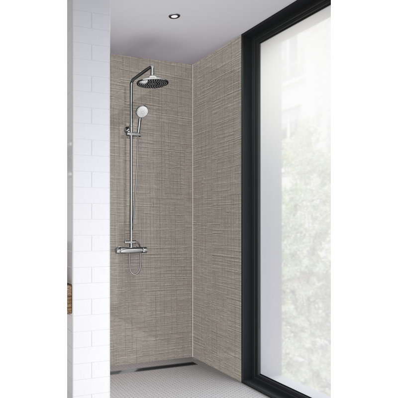 90mm W x 242mm H Decorative Wall Panel with Glass