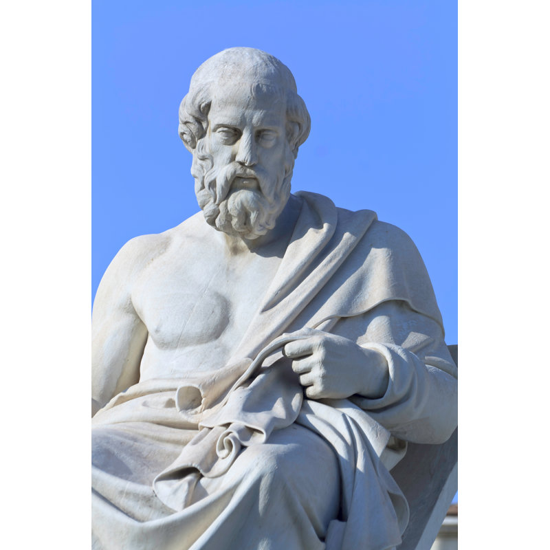 «Greek Philosopher» par Bobfalconer - photographie sur toile tendue, L 12 po x H 18 po