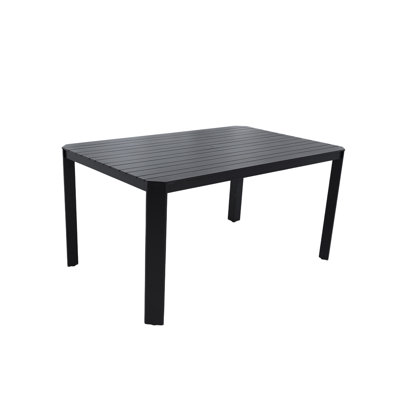 Table de salle à manger d'extérieur en aluminium Modern