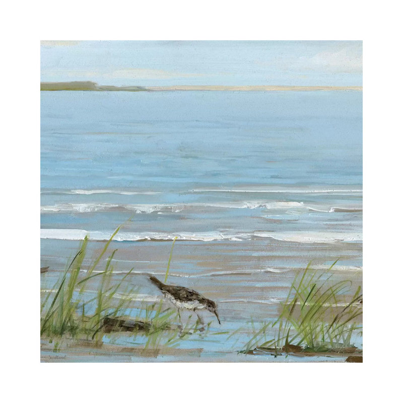 Afternoon On The Shore II by Sally Swatland - Wrapped Canvas Print, 66.04 cm H x 66.04 cm W x 1.91 cm D