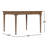 Alcy Square 44'' L x 44'' W Dining Table