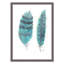 «Feathers in Turquoise II», art encadré-47566111-47566105
