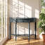 Table console demi-lune TREXM en pin massif, 99 cm L x 40 cm P x 77 cm H, 1 tiroir