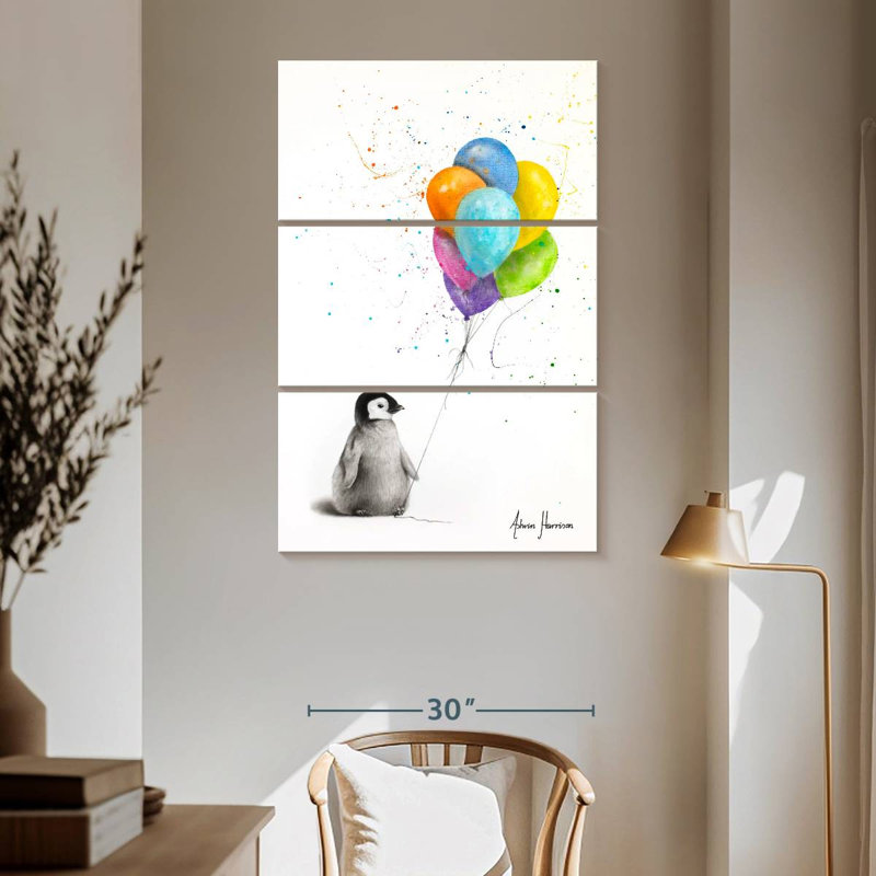 Brampt Positive Penguin, 65" H x 42" W