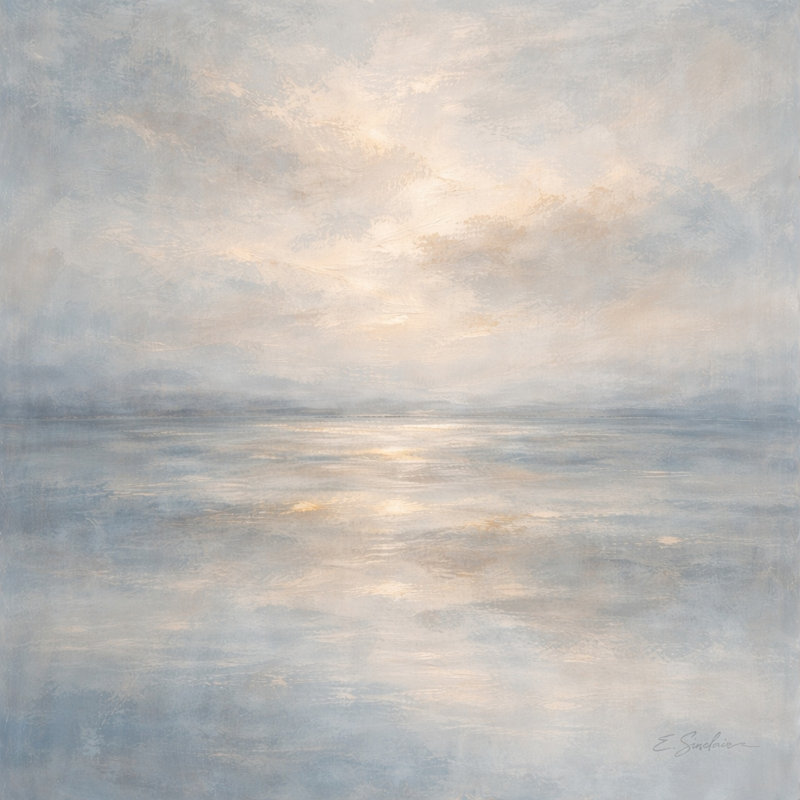 «Morning Radiance», art mural sur toile tendue, L 20 po x H 20 po x P 1,5 po