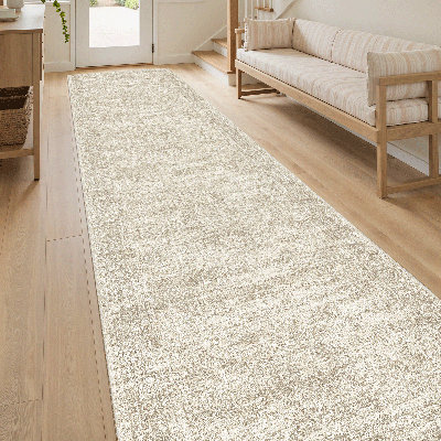 Washable Distressed Persian Rug