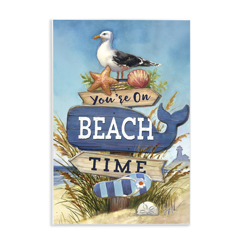 «On Beach Beach» par Geoff Allen, H 19 po x l 13 po