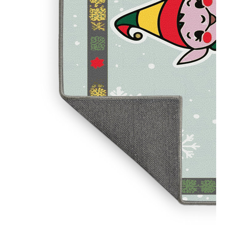 Tapis vacances de Noël The Holiday Aisle®, Rectangle 7 pi x 9 pi