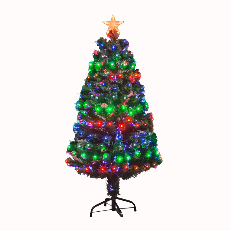 Lighted Artificial Christmas Tree, 5 ft.