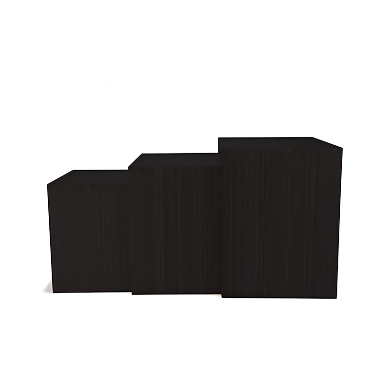 Tables gigognes en bois massif, Onyx