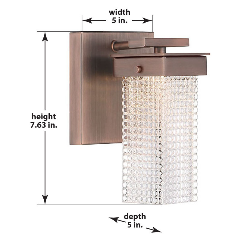 Prospect Heights Dimmable LED Bath Sconce