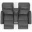 Causeuse inclinable électrique en cuir fleur Seibert-799458483