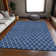 Premium Machine Washable Prisco Navy Rug