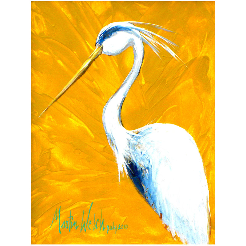 Drapeau de jardin à 2 côtés col moutarde aigrette