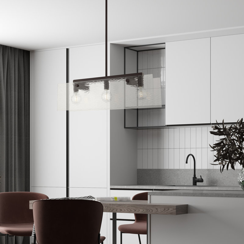 Clementine 3 - Light Kitchen Island Pendant, Black