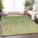 Premium Machine Washable Prisco Green Rug