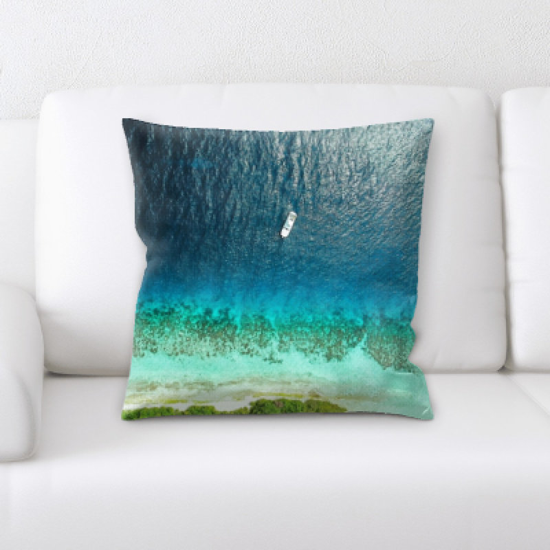 Microsuede Throw Pillow