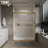 56”-60”W*72”H Double Sliding Shower Door with 5/16”(8mm) Thickened Upgrade Tempered Glass,aluminum alloy hardware,Brushed Gold-124532295