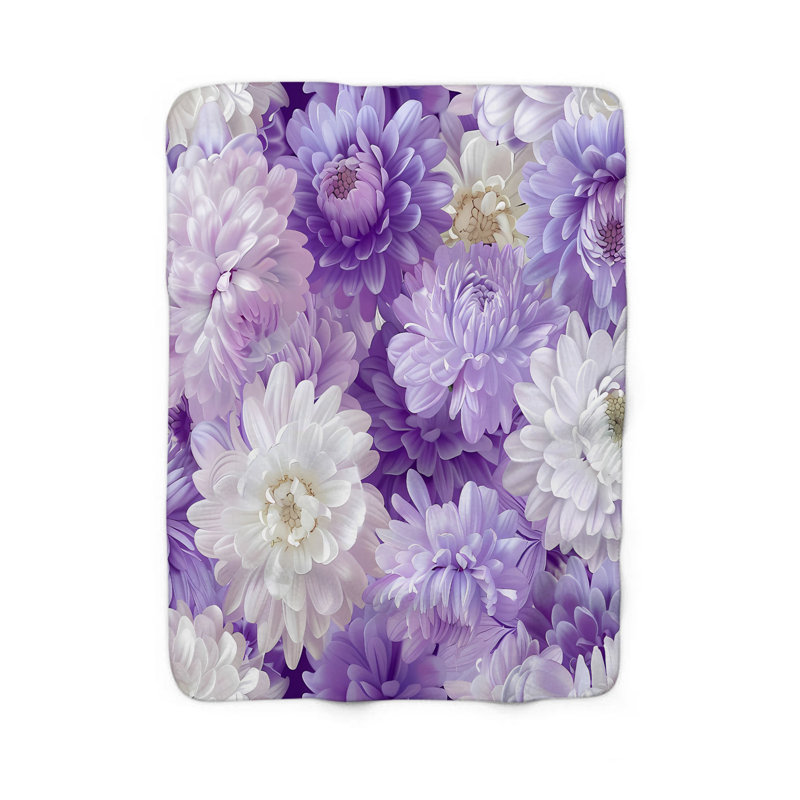 Gentle Pastel Ink Art - 1 pièce Sherpa Premium, Jeté