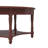 Traditional Oval Coffee Table with Storage