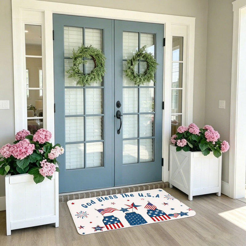 Paillasson d'entrée 20 po x 32 po God Bless The USA