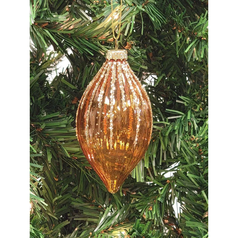 Ornement de Noël en verre Wizardi F07M7-22-LH76-2286