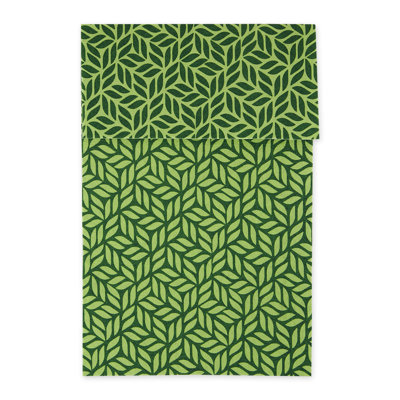Abstract Leaf Print Liner