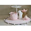 Bubbly Cotton Area Rug in Pink/Purple