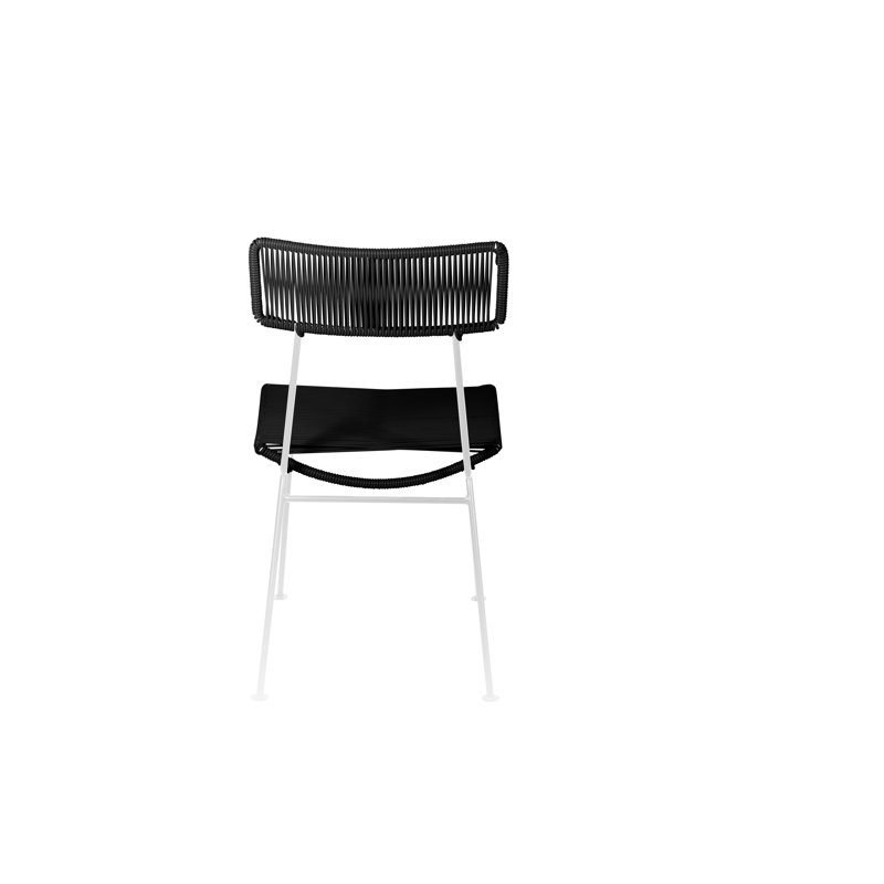 Chaise Hapi, Noir / blanc
