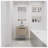 24 " Modern Design Float Bathroom Vanity With Ceramic Basin Set