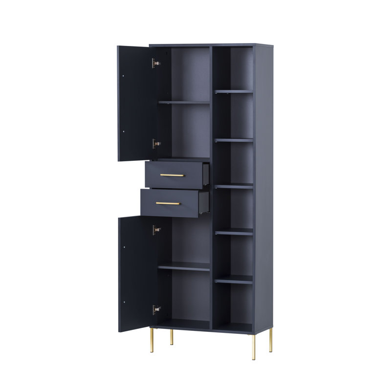 Bansil Bathroom Cabinet, Dark Blue