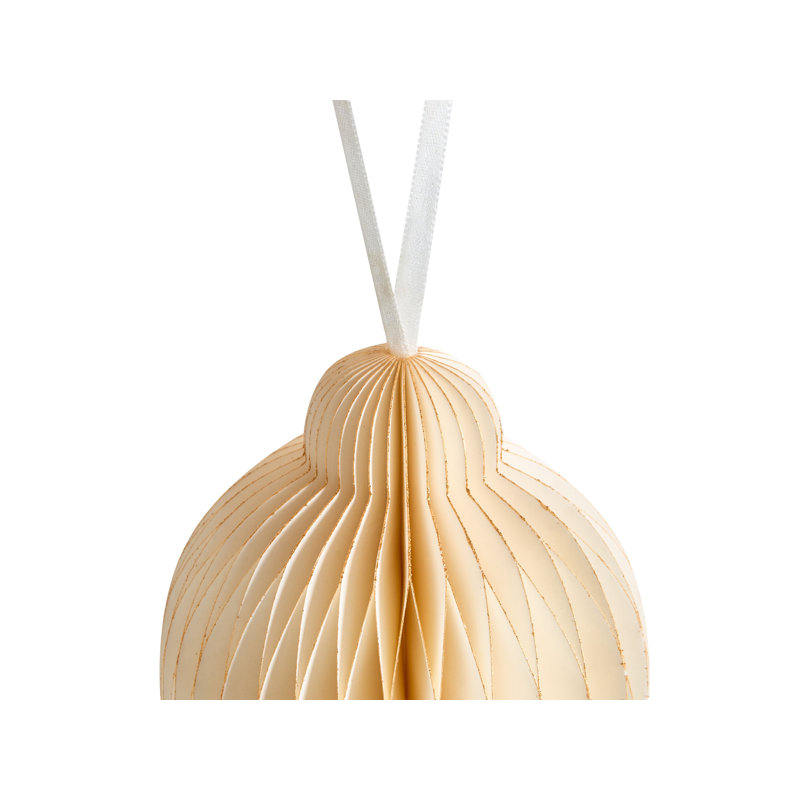 10cm Handmade Solid Colour Paper Hanging Figurine Ornament