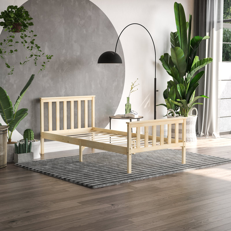 Solid Wood Bed, Single (3'), Pine