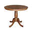 Ensemble de salle à manger extensible en bois massif 5 pièces Ewalt-50962080-110915968